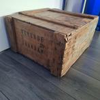 Verkade Zaandam houten kist, Huis en Inrichting, Woonaccessoires | Kisten, Ophalen, Minder dan 50 cm, Gebruikt, 50 tot 100 cm