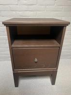 IKEA HEMNES Bedside Table – dark brown, Ophalen, Gebruikt, 65 cm of meer, 70 cm of meer