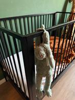 Zwart stalen ledikant, Kinderen en Baby's, Babywiegjes en Ledikanten, Ophalen, Gebruikt, Ledikant