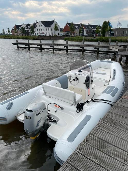 Bat cayman 510 rib, 50 pk honda 4 takt., Watersport en Boten, Rubberboten, Gebruikt, Overige merken, Overige materialen, Minder dan 70 pk