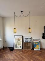Glazen Hanglampen - Stijlvol Design, Huis en Inrichting, Lampen | Hanglampen, Ophalen, Zo goed als nieuw, Glas, Minder dan 50 cm