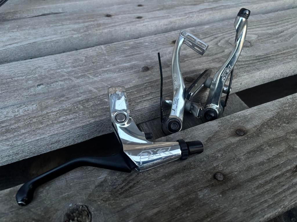 Shimano DXR achterrem set, Ophalen of Verzenden, Gebruikt