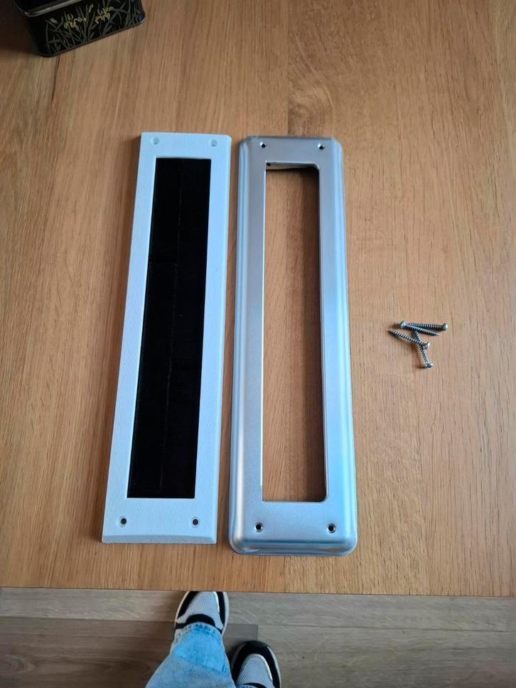 *NIEUW* Handson Brievenbus Borstel Aluminium, Tuin en Terras, Brievenbussen, Nieuw, Aluminium, Ophalen of Verzenden