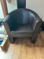 Leuke kuipstoelen leer, Huis en Inrichting, Fauteuils, Ophalen, Zo goed als nieuw, Minder dan 75 cm, Leer
