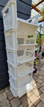 Stapelbakken Curver 6 stuks 42 cm. breed en 32 cm. diep, Huis en Inrichting, Ophalen