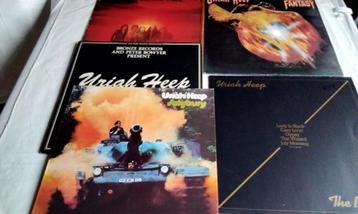 Prachtige Collectie Uriah Heep Lp's ELPEES vinyl Hardrock  beschikbaar voor biedingen