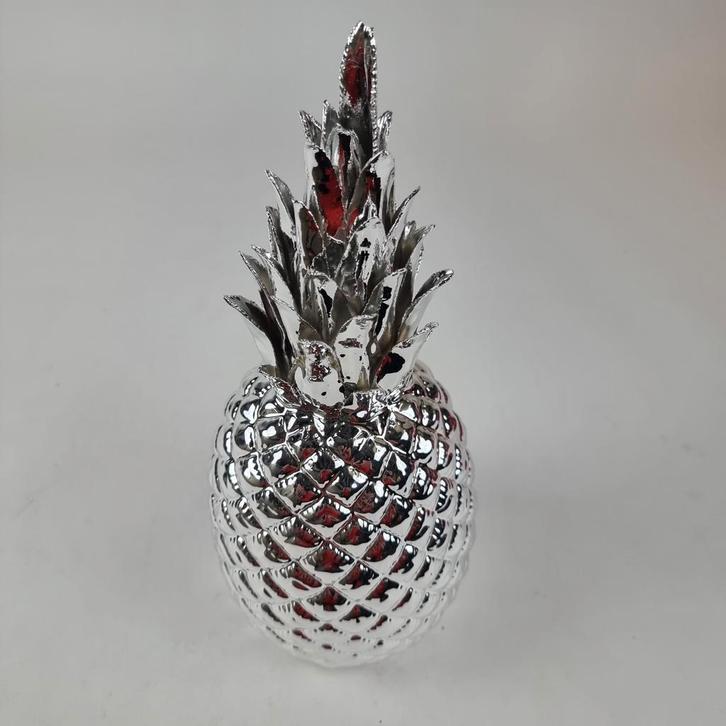 Pols Potten Pineapple Decoratie in zilver, Antiek en Kunst, Kunst | Designobjecten, Ophalen