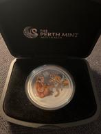 Lunar II year of the Monkey 2016, gekleurd - Perth Mint, Ophalen of Verzenden, Losse munt, Zilver