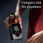 Krachtige Auto Accu Bandenpomp Compressor 10 Bar Oplaadbaar., Caravans en Kamperen, Luchtpompen, Ophalen of Verzenden, Nieuw, Elektrisch