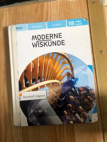 Moderne Wiskunde 12e editie vmbo-kader 3B leerwerkboek. beschikbaar voor biedingen