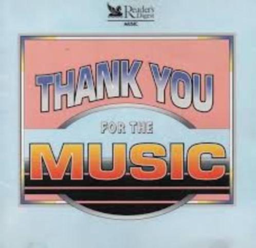Thank You For The Music - Readers Digest  Originele 5CD Box., Cd's en Dvd's, Cd's | Verzamelalbums, Nieuw in verpakking, Pop, Boxset