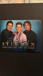 JAN SMIT echte handtekening met George Baker Piet Veerman, Verzamelen, Verzenden, 1980 tot heden, Ongelopen, Sterren en Beroemdheden