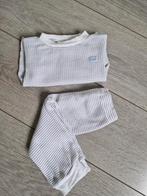 Feetje wafel pyjama wit lichtgrijs maat 68, Nacht- of Onderkleding, Gebruikt, Jongetje of Meisje, Ophalen of Verzenden