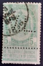 Perfin Belgie, Ophalen of Verzenden, Gestempeld, Gestempeld, Overig