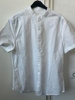 Witte linnen blouse heren maat S, Kleding | Heren, Ophalen of Verzenden, Zo goed als nieuw, Wit, Halswijdte 38 (S) of kleiner