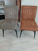 2 eetkamerstoelen, Ophalen of Verzenden, Gebruikt, Overige kleuren, Twee