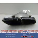 FACELIFT 63 AMG SIERSTUKKEN SET ZWART C63 E63 GLC63 GLE63 G6, Auto-onderdelen, Uitlaatsystemen, Ophalen of Verzenden, Gebruikt