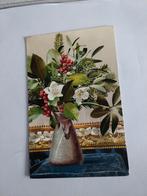 VAAS MET KERSTTAKKEN EN HULST, Ophalen of Verzenden, Voor 1920