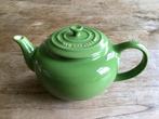 Groene Le Creuset Theepot 1.3L - Nieuwstaat!, Keramiek, Overige typen, Nieuw, Ophalen of Verzenden