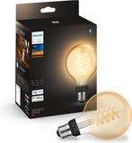 Philips Hue filament globelamp G93 - warmwit licht - E27, Huis en Inrichting, Lampen | Losse lampen, Led-lamp, Minder dan 30 watt