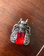 Mooie sierlijke vlieg broche en Hanger, Ophalen of Verzenden, Nieuw, Zilver, Overige materialen