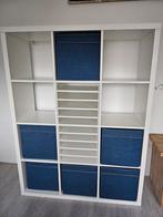 Ikea kallax kast 12 vakken inclusief extra's nette staat!, Ophalen, Gebruikt, 25 tot 50 cm