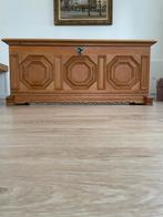 Massief Eiken Dekenkist in Prima Staat, Huis en Inrichting, Ophalen, Eikenhout, Zo goed als nieuw, Minder dan 100 cm