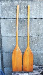 Vintage Houten Peddels, Ophalen, Gebruikt, Enkelbladige peddel