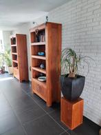 Kasten van Teak hout zgan, Ophalen, Teakhout, 50 tot 100 cm, Zo goed als nieuw