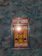 2x 2015 Pikachu Poncho Charizard XY Promo PSA 9, Hobby en Vrije tijd, Ophalen of Verzenden, Nieuw