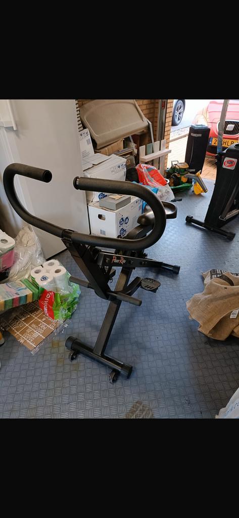Pouwer rider, Sport en Fitness, Fitnessapparatuur, Gebruikt, Overige typen, Armen, Benen, Buik, Rug, Metaal, Ophalen