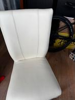 2 Witte design stoelen, Ophalen, Twee, Wit, Leer