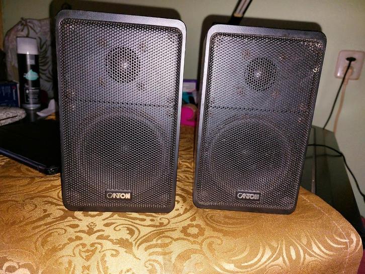 Canton Plus S Speakers - Compacte Hifi Speakers, Audio, Tv en Foto, Luidsprekers, Gebruikt, Front, Rear of Stereo speakers, Minder dan 60 watt