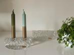 2 kristallen kandelaars Joska Design, Verzenden, Zo goed als nieuw, Overige materialen, Minder dan 25 cm