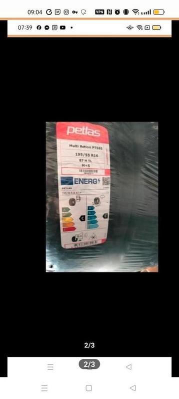 Petlas banden nieuw 195/55/16 beschikbaar voor biedingen