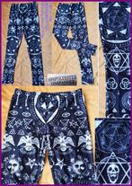 ANTICHRIST gothic legging maat M nieuw, Legging, Zwart, Nieuw, Maat 40/42 (M)