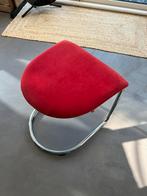 Gispen 412 hocker in gispen rood rib, Huis en Inrichting, Ophalen