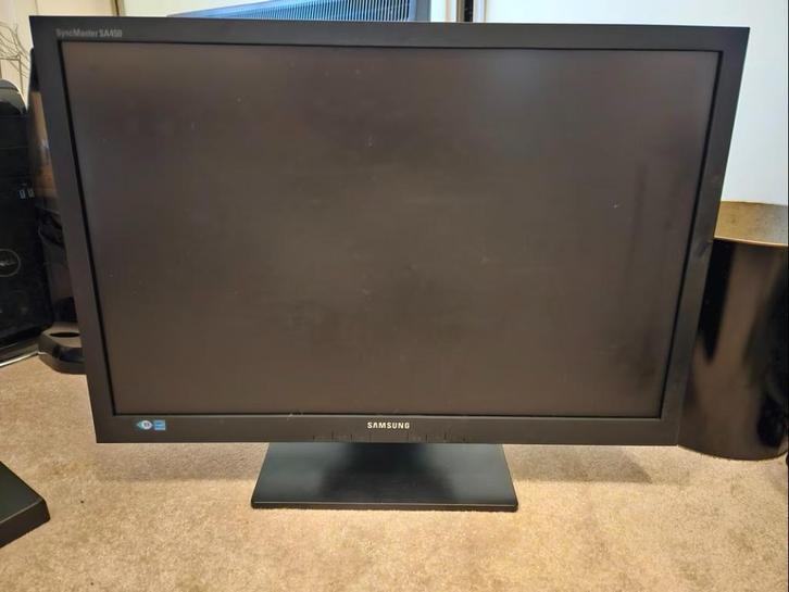 Samsung Syncmaster SA450 Zwart (S24A450BWU), Computers en Software, Monitoren, Gebruikt, 60 Hz of minder, DVI, VGA, In hoogte verstelbaar
