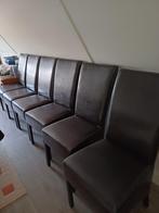 7 nette eetkamerstoelen., Ophalen, Gebruikt, Bruin, Vijf, Zes of meer stoelen