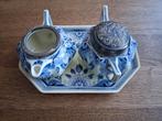Delfts Blauw, schotel met melk en suiker, Antiek en Kunst, Ophalen of Verzenden