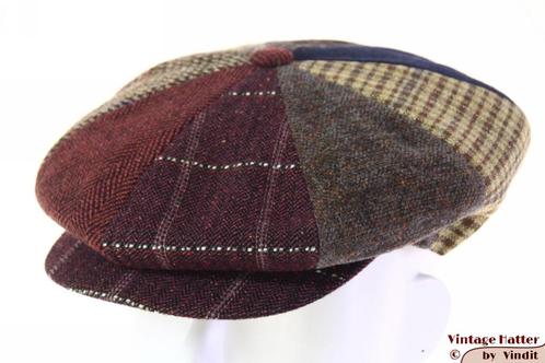 Paperboy pet Borsalino Travel meerkleurig 55 = XS nieuw, Kleding | Heren, Hoeden en Petten, Nieuw, Pet, 57 cm (M, 7⅛ inch) of minder