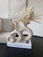Donut vaas set beige, Huis en Inrichting, Woonaccessoires | Vazen, Ophalen of Verzenden, Nieuw, Zwart, Minder dan 50 cm