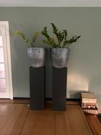 Pilaren eventueel met potten, Huis en Inrichting, Woonaccessoires | Zuilen en Pilaren, Ophalen, Zo goed als nieuw