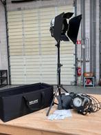 2x Hedler DX15 Fresnel Studiolampen met Manfrotto statieven, Ophalen, Driepoot, Zo goed als nieuw, 175 cm of meer