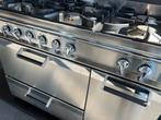 Tuscany rvs 6-vlams gasfornuis + oven semi-professioneel, Ophalen of Verzenden, Fornuis, Frituur en Grillen