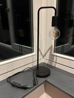 Zwarte tafellamp, 50 tot 75 cm, Ophalen of Verzenden, Zo goed als nieuw, Metaal
