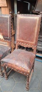 Antieke leren stoelen, Ophalen