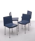 Post Modern eetkamer stoelen toegeschreven aan Mario Bellini, Blauw, Vier, Modern, Gebruikt