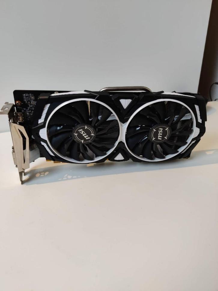 MSI GeForce GTX 1060 ARMOR 3G OCV1, Computers en Software, Videokaarten, Gebruikt, Nvidia, PCI-Express 3.0, GDDR5, HDMI, DisplayPort