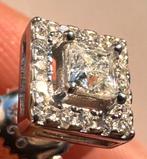 Moissanite Oorbellen – 925 Zilver – GRA Gecertificeerd, Ophalen of Verzenden, Nieuw, Zilver